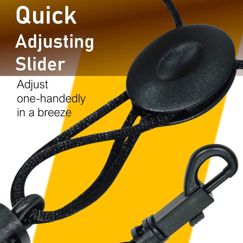 Libretto Junior/Small Neck Padded Sax Strap, Pure Black, Soft Genuine Leather, Adjustable, Less Stressed, Swivel Snap, Comfy, Exquisitely Designed for Soprano Sax & More! Great Gift for Saxophonists! - Image 3